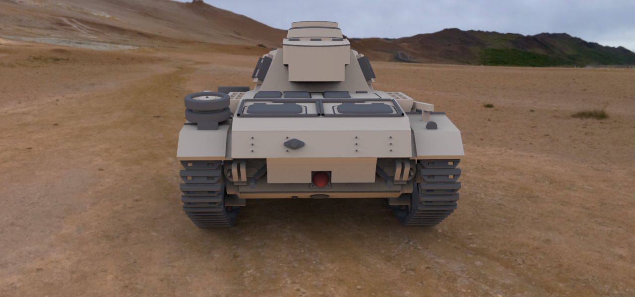 三号坦克坦克 战车 kpfw 3 ausf solidedge stp